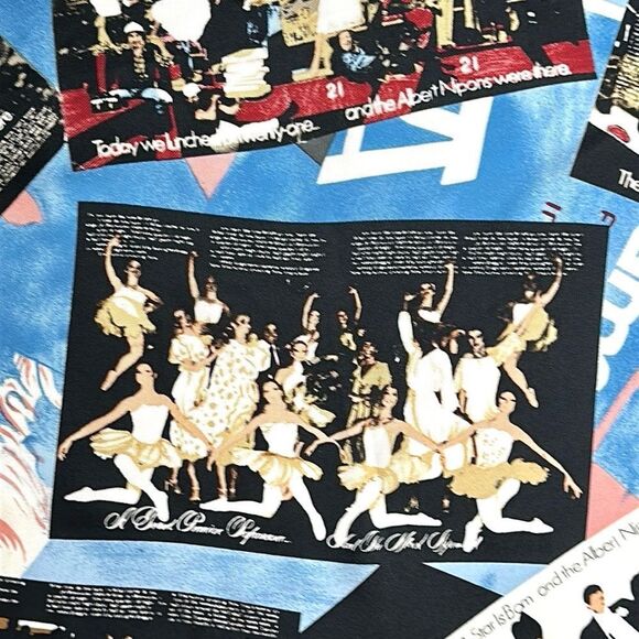 Vintage Albert Nipon Silk Scarf “We Were There” 34x34” made in Japan - Picture 10 of 12